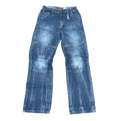 BLUE HERE&THERE JEANS