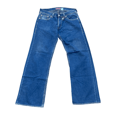 BLUE REAL LOOSE JEANS