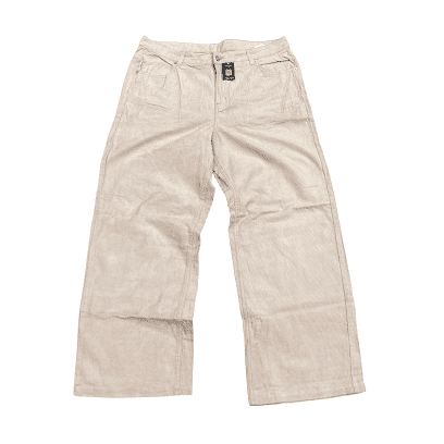 CREAM DIVIDED CODUROY PANT