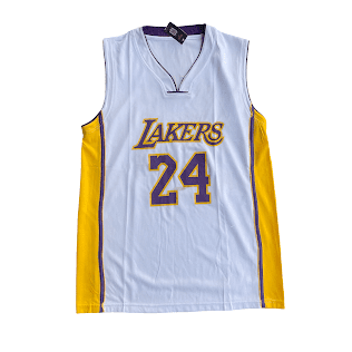 WHITE LAKERS JERSEY