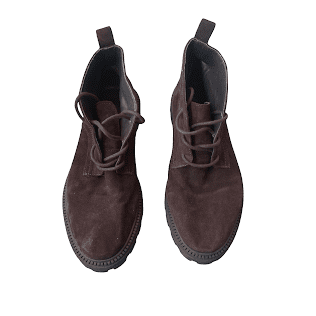 ZARA SUEDE LACE-UP ANKLE BOOTS