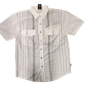 CREAM GREEN G FLANNEL SHIRT