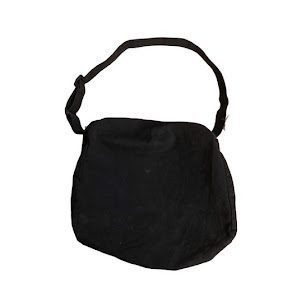 BLACK PLAIN CROSS BAG