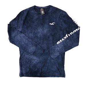NAVY BLUE HOLLISTER LONG SLEEVE