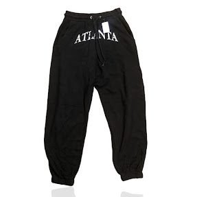 BLACK ATLANTA JOGGERS