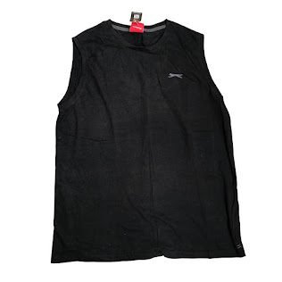BLACK SLAZENGER SHORT SLEEVE