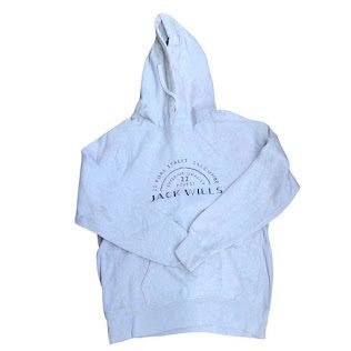 WHITE JACK WILLS HOODIE