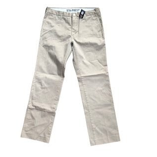 BROWN STA-PREST PANT