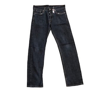 BLUE STRAIGHT REGULAR L JEAN