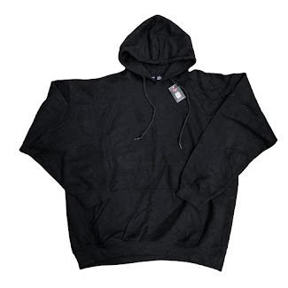 BLACK BOOHOO HOODIE