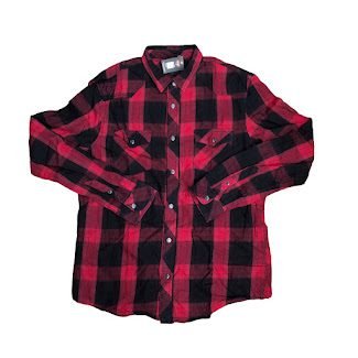 RED CKH CLOCKHOUSE FLANNEL SHIRT