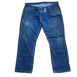BLUE PLAIN BIG JEAN