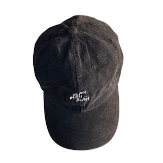 BLACK BLAH BLAH FACECAP