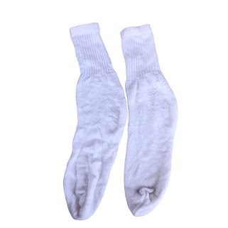PLAIN WHITE1 22 SOCK  ALL SIZES