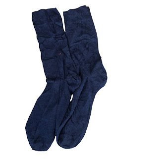 BLUE&BLACK PLAIN  SOCK  ALL SIZES