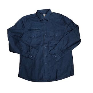 NAVY BLUE L&V OXFORD  SHIRT