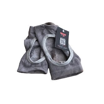 GRAY HAPPY MIND SOCK