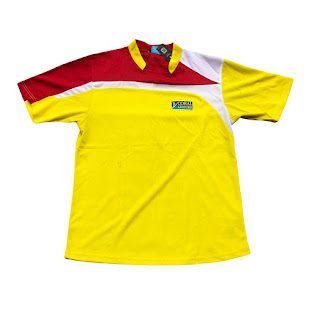 YELLOW CORAL LESIURE JERSERY