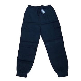 BLACK PLAIN CARROT 226 CARGO PANT