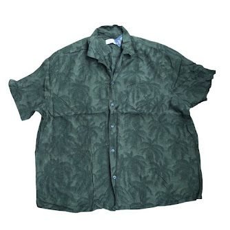 GREEN PRIMARK VINTAGE SHIRT