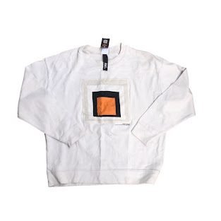 WHITE ZARA SWEATSHIRT