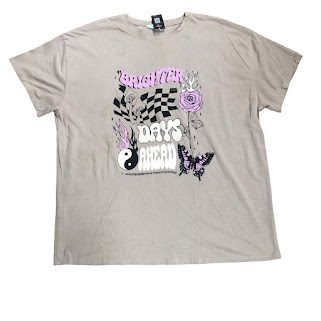 BROWN PRIMARK BRIGHTER SHORT SLEEVE T-SHIRT