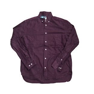 WINE H&M OXFORD  SHIRT