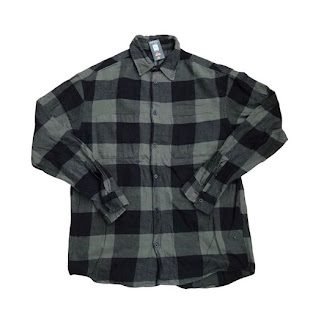 GREEN H&M FLANNEL  SHIRT