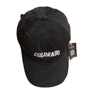 BLACK COLORADO FACE CAP
