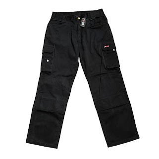 BLACK TUFFSTUFF CARGO PANT