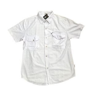 WHITE GREEN-G FLANNEL  SHIRT