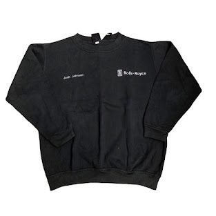 NAVY BLUE ROLS ROYCE SWEATSHIRT