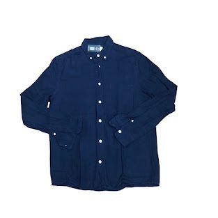 NAVY BLUE H&M OXFORD  SHIRT