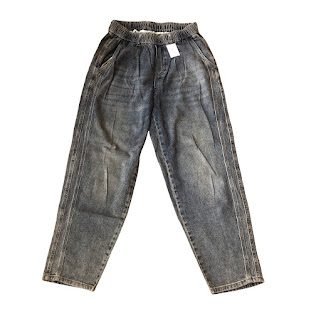 BLUE PLAIN BAND 789 JEAN