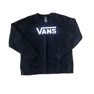 BLACK VANS SWEATSHIRT