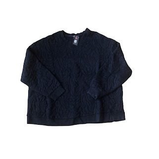 NAVY BLUE M&S SWEATSHIRT
