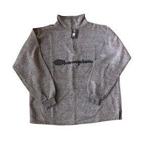 ASH CHAMPION QUATERZIP SWEATSHIRT