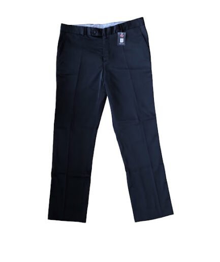 BLACK TEX DUGME OFFICE PANT