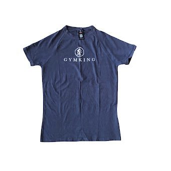 GRAY GYMKING SHORT SLEEVE T-SHIRT