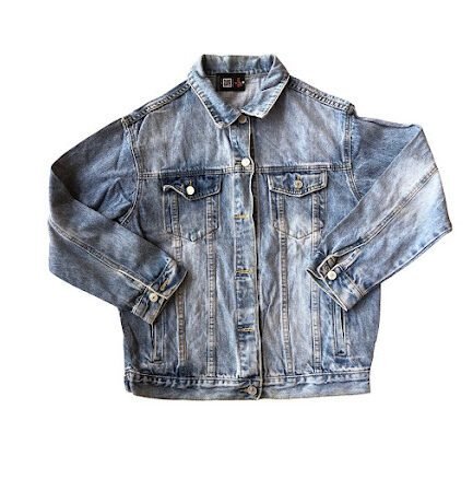 BLUE TRANSGOLD DENIM JACKET