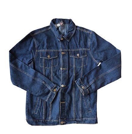 BLUE PLAIN DENIM 313 JACKET