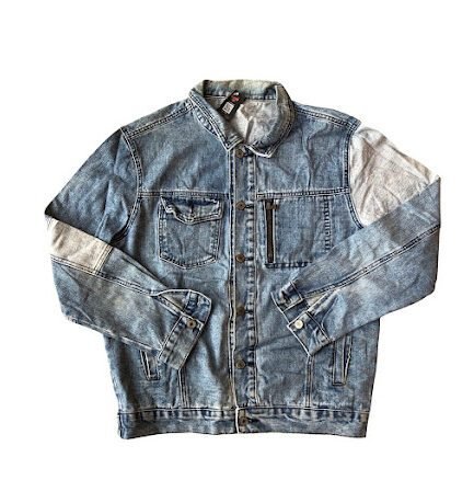 BLUE PLAIN DENIM 331 JACKET
