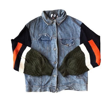 BLUE METOO DENIM JACKET