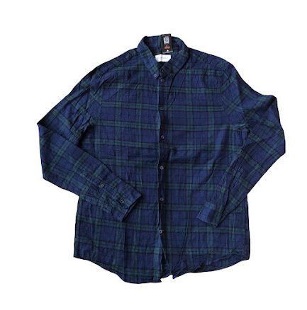 BLUE ALVARO MORENO OXFORD SHIRT