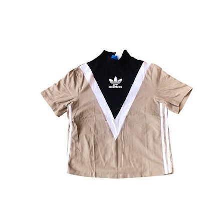 BROWN ADIDAS SHORT SLEEVE T-SHIRT