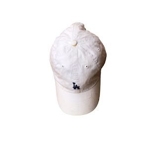 WHITE LA FACE CAP