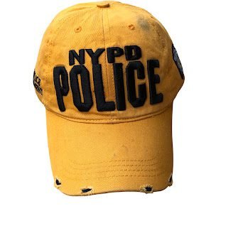 YELLOW NYPD POLICE FACE CAP