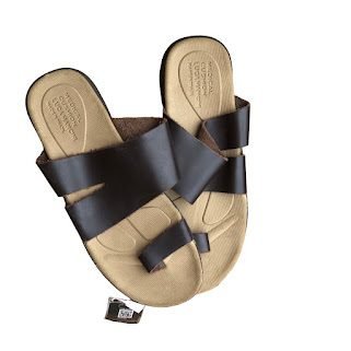 BROWN LUCA MANCINI SLIDE
