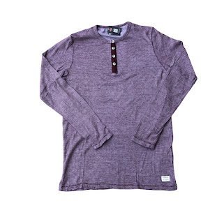 WINE JACK&JONES LONG SLEEVE T-SHIRT