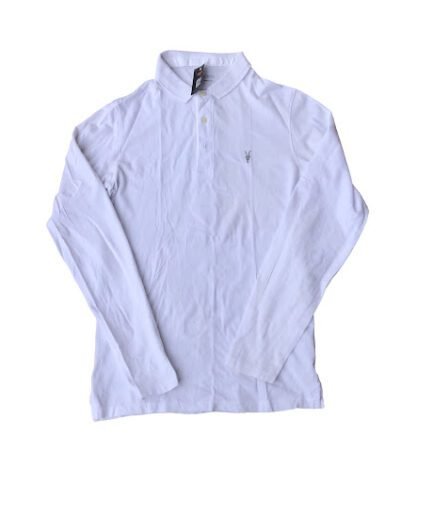 WHITE ALLSAINT LONG SLEEVE T-SHIRT